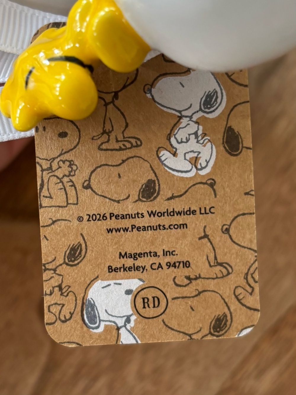 Rae Dunn x Peanuts Mug Snoopy Woodstock Happiness Is - Picture 6 of 13